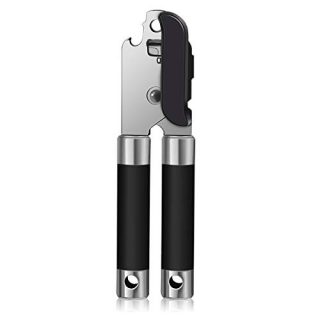 Can Opener Manual, Kmeivol 3-In-1 Can Opener, Top Rated Can Opener Manual and Easy Crank, Durable Handle Held Can Openers for Kitchen, Can Opener with Soft Grip and Non Slip Handle