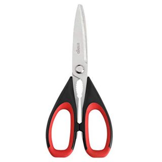 LIVINGO Kitchen Scissors, 8.5 inch Ultra Sharp Premium Heavy Duty Kitchen Shears, Multi Purpose Scissors Stainless Steel