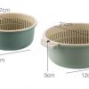 Drain Basket 2 Pack dia 21cm and 17cm Colander - Image 2