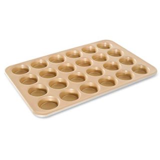 Nordic Ware Naturals Aluminum NonStick Petite Muffin Pan, Twenty-four 2-Inch Cups