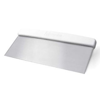 Bleteleh Extra Wide Bench/Dough Scraper, Stainless Steel Blade, Commercial Kitchen Tool with Safe Non-Slip Handle