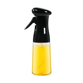AMINNO Oil Sprayer Mister for Cooking Oil Spray Bottle Versatile Kitchen Oil Bottle for Barbecue Grilling Roasting Baking BBQ, Food Grade BPA free, Ergonomically Designed Trigger 7oz/200ml