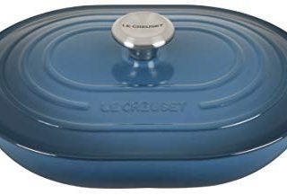 Le Creuset Enameled Cast Iron Signature Oval Casserole, 3.75 qt., Deep Teal