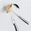 Hecef Silver Kitchen knife set of 5, Satin Finish Blade - Image 9