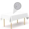 XIAOCAI 6-Pack Disposable Tablecloth 108"×54" Rectangular - Image 4