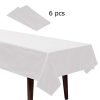 XIAOCAI 6-Pack Disposable Tablecloth 108"×54" Rectangular - Image 5