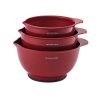 KitchenAid Classic Mixing Bowls, Set of 3, Empire Red