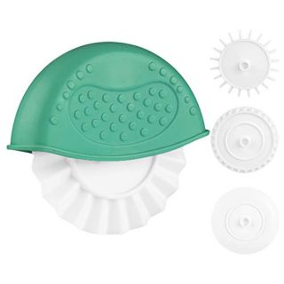 LinkIdea Pizza Cutter, 4 in 1 Plastic Pizza Cutter Wheel Slicer, Pastry Cutter Multipurpose Kitchen Tool