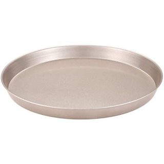 CHEFMADE Pizza Pan, 10-Inch Non-Stick Pancake Bakeware for Oven Baking (Champagne Gold)