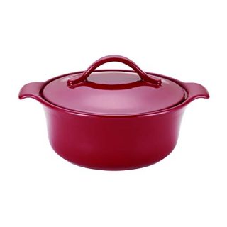 Anolon Vesta Ceramics Casserole, 2.5-Quart, Paprika Red