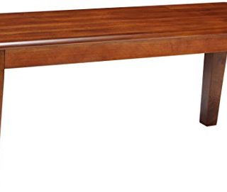 Ashley Furniture Signature Design - Berringer Dining Bench - Rectangular - Vintage Casual - Rustic Brown Finish