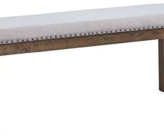 Signature Design by Ashley Moriville Dining Room Bench, Beige