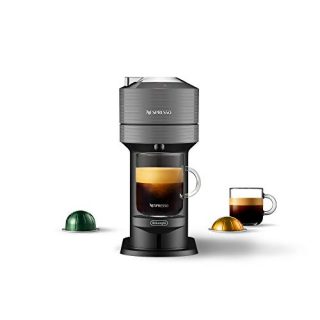 Nespresso Vertuo Next Coffee and Espresso Machine by De'Longhi, Dark Grey, Compact, One Touch to Brew, Single-Serve Coffee Maker and Espresso Machine