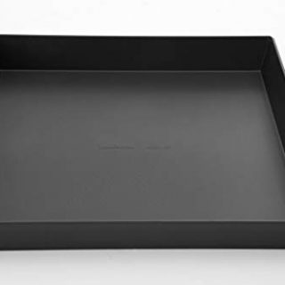LloydPans 12x12x1.5 inch Style Pre-Seasoned Sicilian Pizza Pan, 12x12x1.5, Dark Gray
