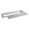 Fat Daddio's Anodized Aluminum Square/Rectangle Tarts, 13.75 Inches by 4.25 Inches by 1 Inch