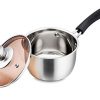 P&P CHEF 1 Quart Saucepan, Stainless Steel Saucepan with Lid - Image 2