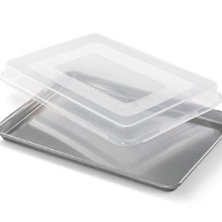 Artisan Professional Classic Aluminum Baking Sheet Pan Set with 18 x 13-inch Half Sheet and Cover