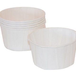 JA Kitchens 4 oz, Paper Souffle Portion Cups, Value Set of 500