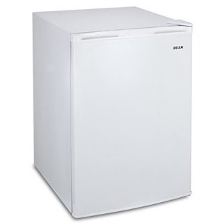 Della 4.5 Cubic ft Single Reversible Door Portable Mini Fridge Upright Drink Mini Refrigerator Freezer Compact Small, White