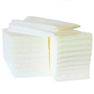 Disposable Bathroom Guest Towels (100 Ct) - Cloth Like Paper Dinner Napkins – Soft, Absorbent & Lint Free - Great For Powder Room, Kitchen, Dining, Parties, Weddings & Events