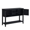 HAWOO Rustic Console Table Buffets & Sideboards Table - Image 5
