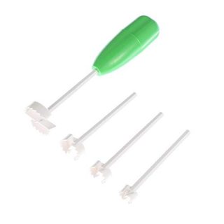 Tooeary 4 Pcs Vegetable Spiral Cutter Spiralizer Kitchen Tools Replaceable Head Fruit Digging Manual Drill