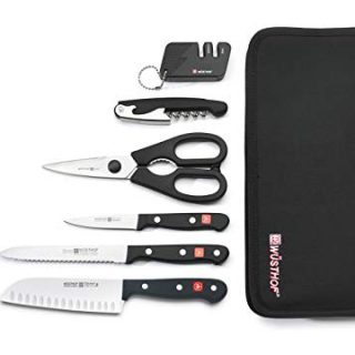 Wüsthof Gourmet Traveler's Set, 7 piece, Black