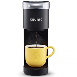 Keurig K-Mini Coffee Maker, Single Serve K-Cup Pod Coffee Brewer, 6 to 12 oz. Brew Sizes, Black
