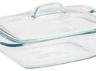 Pyrex Easy Grab Glass Casserole Dish with Glass Lid (2-Quart)