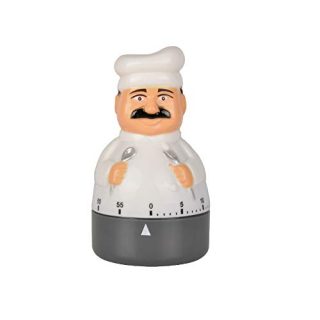 Jayron Kitchen Timer Cooking Timer Count Down Timer Mechanical Timer 60 Minutes Countdown Timer Chef Shaped Alarm Clock,Suitable for Children and The Elderly,can be Used for Cooking