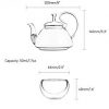 Glass Filtering Tea Maker with Warmer & Cups Squirrel Set - Image 9