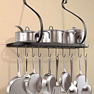 VDOMUS Wall Mount Pot Pan Rack