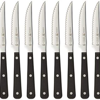 J.A. Henckels International 8-pc Steak Knife Set, 4.5", Black