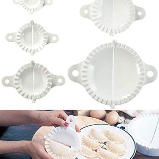 Dumpling Maker Dumpling Tools 5Packs with Different Sizes of Dumpling Mold, Perfect for Making Hand pies, Dumplings, Ravioli, Calzones, Dough Press 5.5/7.5/9.5/12/15.5cm