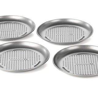 Calphalon 4 PACK MINI PIZZA PAN, 7-in, Silver