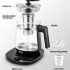 ICOOKPOT Multi-Use Electric Kettle Borosilicate Glass Tea Maker - Image 7
