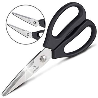 Kitchen Scissors, Heavy Duty Kitchen Shears, 8 Inch Dishwasher Safe Come Apart Food Scissors, Multipurpose Stainless Steel Sharp Cooking Scissors for Chicken, Poultry, Fish, Meat, Herbs