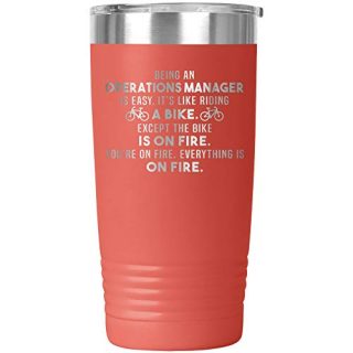 Operations Manager Tumbler Travel Mug Coffee Cup Funny