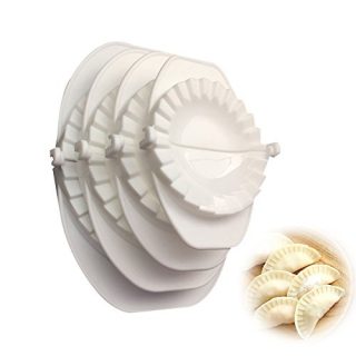 Emousport 4pcs/set Press Ravioli Dough Pastry Pie Dumpling Maker Gyoza Mold Mould Tool 4 Size Easy Eco Friendly Dumpling Mould