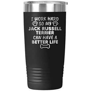 Funny Jack Russell Terrier Gifts Tumbler Travel Mug