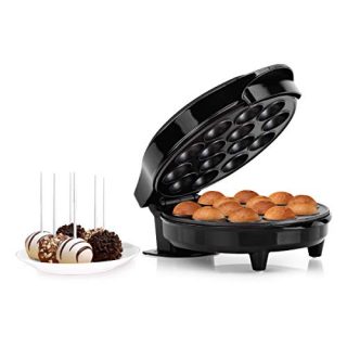 Holstein Housewares HF-09014SS Cake Pop Maker, Makes 14, Black