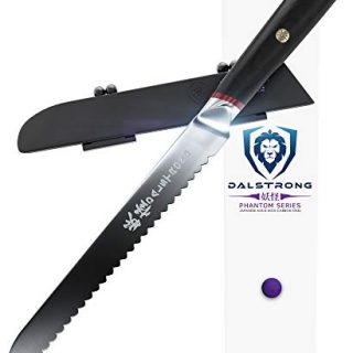 DALSTRONG - Bread Knife - 9" - Phantom Series - Japanese High-Carbon - AUS8 Steel - Sheath