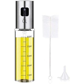 Olive Oil Sprayer Bottle, Stainless Steel Glass