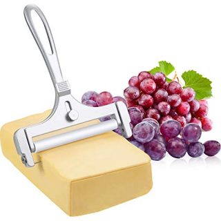 Stainless Steel Wire Cheese Slicer Adjustable Thickness Cheese Cutter for Soft