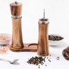 Wooden Salt and Pepper Grinders - Acacia wood salt and pepper grinder set - Image 5