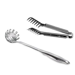HornTide Stainless Steel Pasta Server Set