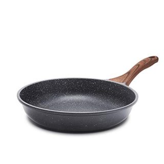 Sensarte 12.5-Inch Nonstick Frying Pan Skillet, Swiss Granite Coating Omelette Pan, Healthy Stone Cookware Chef's Pan, PFOA Free
