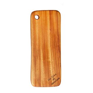 Fab Slabs Natural Wood Camphor Laurel Small Premium Anti-Bacterial Cutting Board