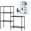 Nemore Kitchen Storage Shelf Rack 5-Wire Shelving Metal for Storage Rack Adjustable Organizer Metal Shelves for Pantry Laundry Bathroom Kitchen Closet Organization