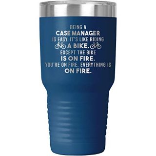 Case Manager Tumbler Travel Mug Coffee